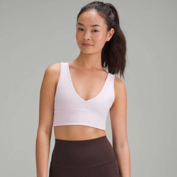 lululemon athletica Other - Lululemon Align V-Neck Bra *Light Support, A/B Cup Meadowsweet Pink
